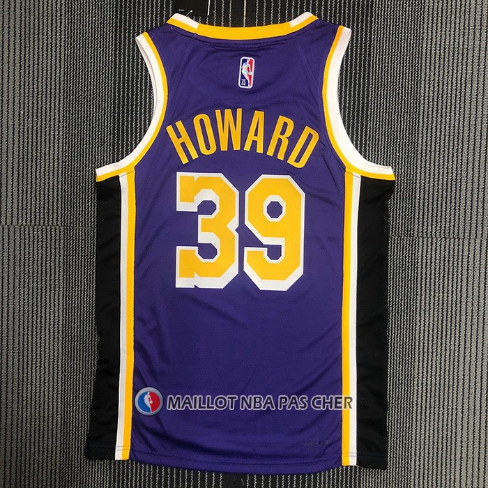 Maillot Los Angeles Lakers Dwight Howard NO 39 Statement 2021-22 Volet